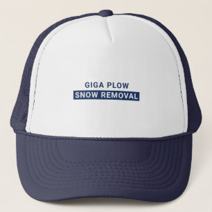 Casquette Élimination de la neige Typographie en gras Marine