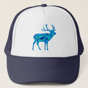 Casquette Elk géométrique bleu