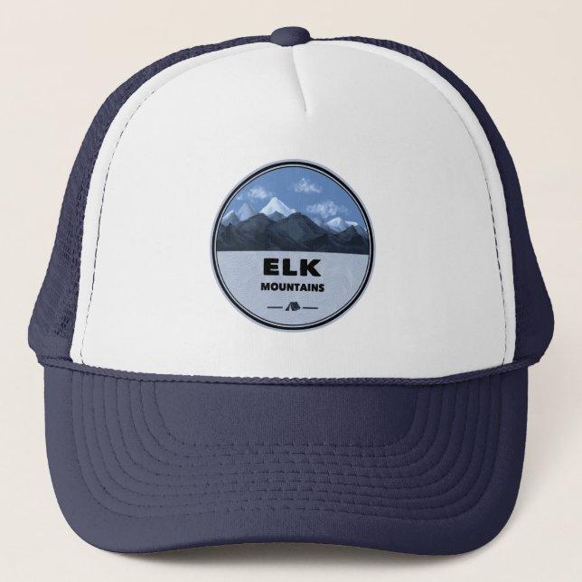 Casquette Elk Mountains Colorado Camping (Devant)