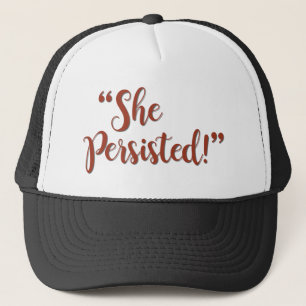 CASQUETTE ELLE A PERSISTÉ