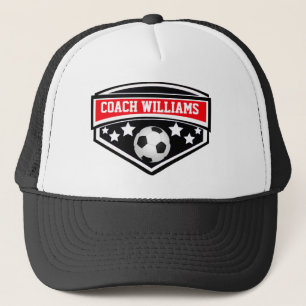 Casquette Emblème de l'entraîneur de football personnalisé