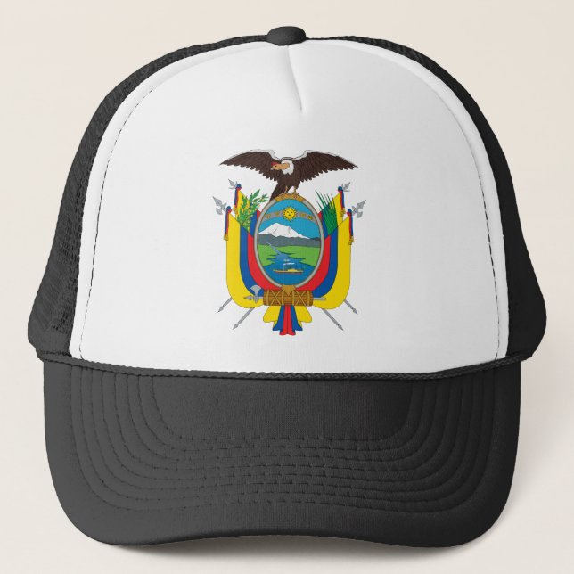 Casquette emblème de l'Equateur (Devant)