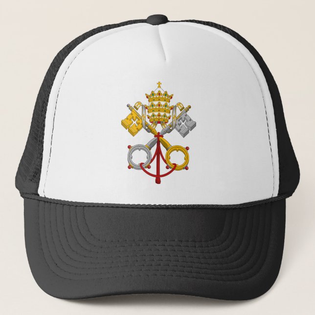 Casquette Emblème du pape officiel Symbol Coat de papauté (Devant)