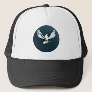 Casquette Emblème élégant de pygargue à tête blanche