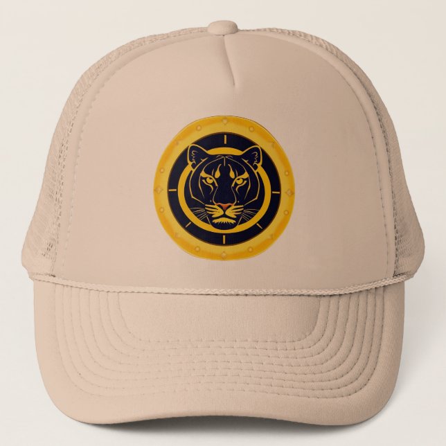 Casquette Emblème Panthère Dorée (Devant)