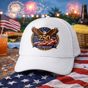 Casquette Emblème patriotique bronze du 250e anniversaire