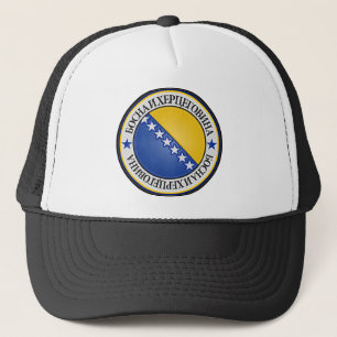 Casquette Emblème rond de Bosnie-Herzégovine