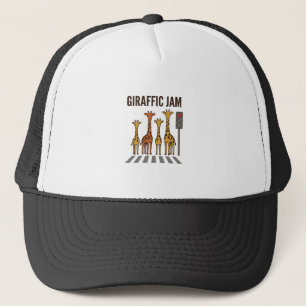 Casquette Embouteillage giraffic Drôle de girafe traversant