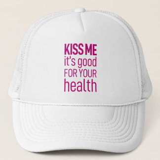 Casquette Embrasse-moi c'est bon pour ta santé