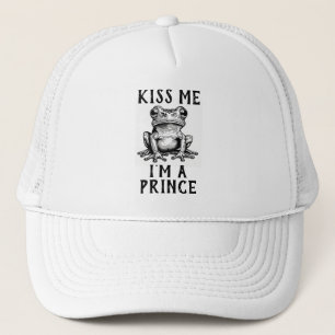 Casquette Embrasse-moi Je suis un chapeau Prince Trucker