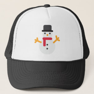 Casquette emoji bonhomme de neige