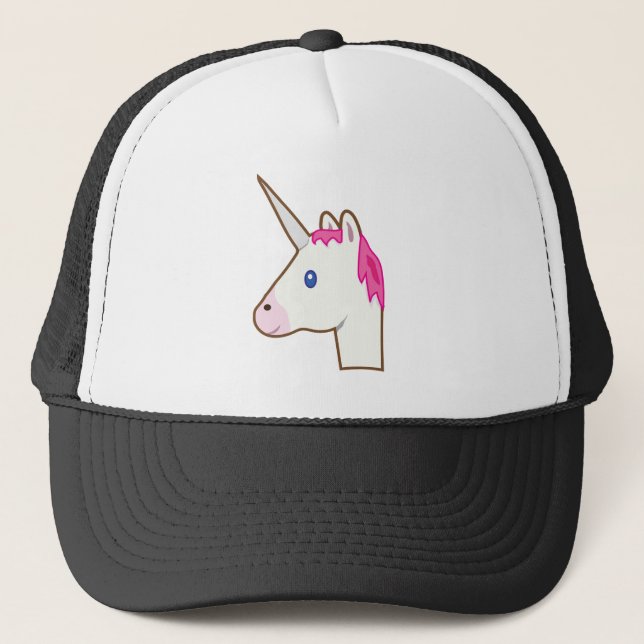 Casquette Emoji de licorne (Devant)