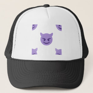 Casquette emoji diable