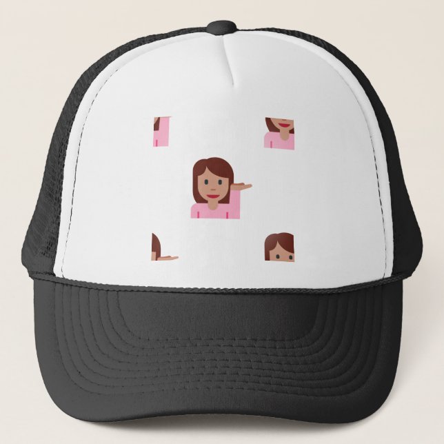 Casquette emoji femme (Devant)