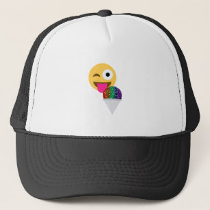 Casquette émoticône de parties scintillant
