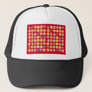 Casquette émoticône rouge
