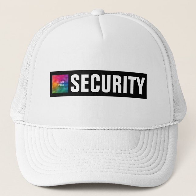 Casquette Employé de l'équipe de sécurité du texte en gras p (Devant)