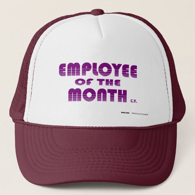 Casquette EMPLOYÉ DU MOIS, biglins (Devant)