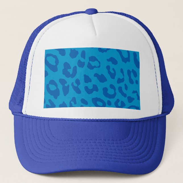 Casquette Empreinte de léopard Pale Blues (Devant)