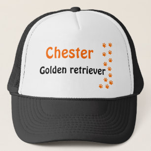 Casquette Empreinte de patte - ajoutez votre propre nom ou r