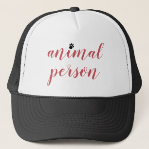 Casquette Empreinte de patte de personne animale Citation ro