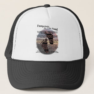 Casquette Empreintes de pas dans le sable