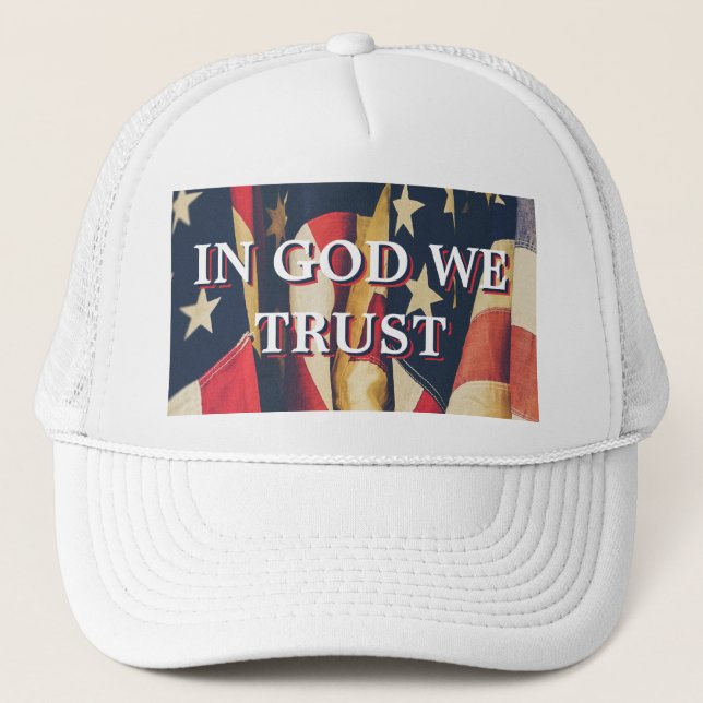 Casquette En Dieu, nous faisons confiance aux États-Unis Dra (Devant)