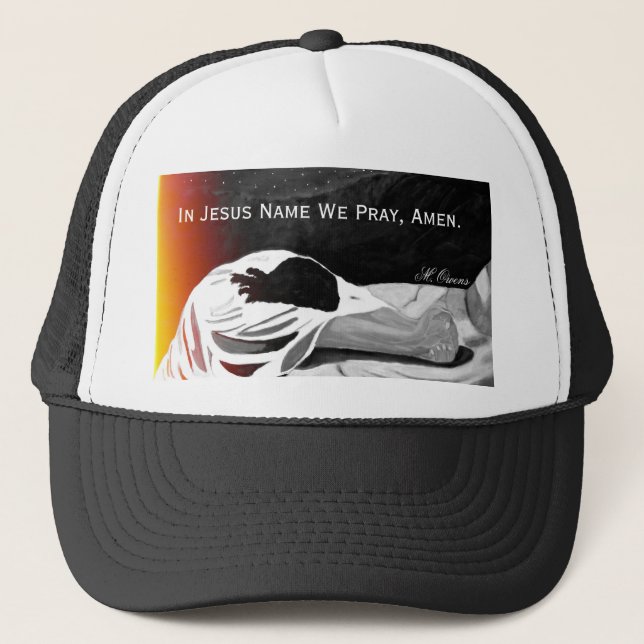 Casquette En Jésus Nom Nous Prions Amen (Devant)