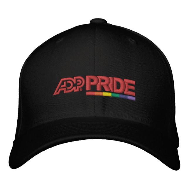 Casquette en laine flexible ADP Pride - Noir (Devant)