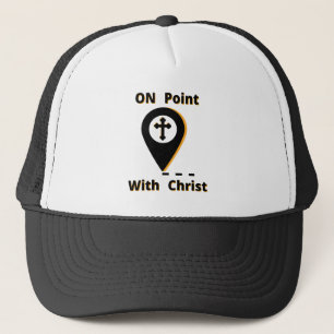 Casquette En Point Avec Christ Biblique