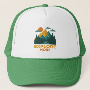 Casquette En savoir plus - Retro Mountain & Forest Adventure