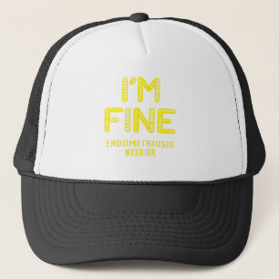 Casquette Endometriosis Warrior - I AM FINE