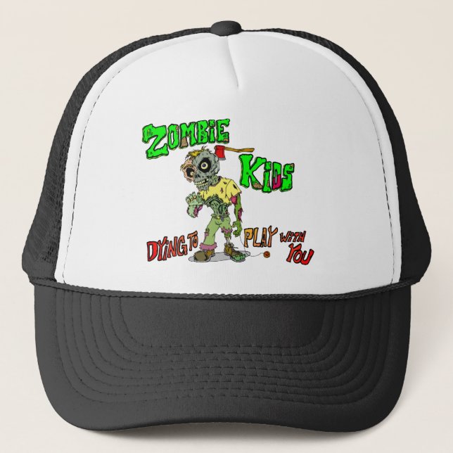 Casquette Enfants Zombie (Devant)