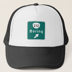 Casquette Ennuyant, marqueur de route, Orégon, Etats-Unis