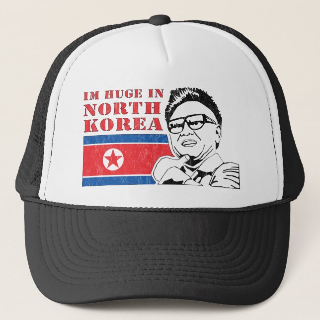 Casquette énorme seulement en Corée du Nord - Kim Jong-il (Devant)