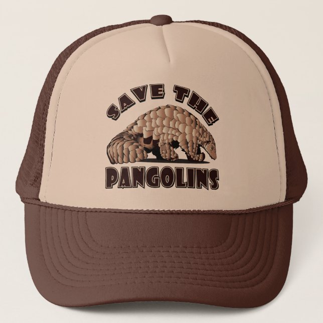 Casquette Enregistrer les pangolins (Devant)