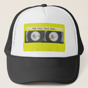 Casquette Enregistreur à cassettes personnalisable au néon