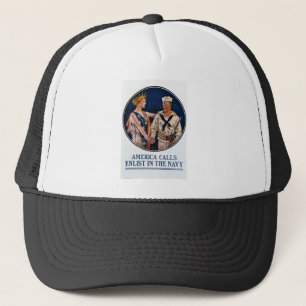 Casquette Enrôlez dans la marine américaine - Propagande
