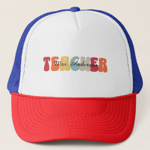 Casquette Enseignant-Enseignement-Rétro-Amusant