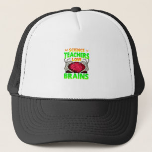 Casquette Enseignants Cerveaux Squelette Coeur main Hallowee