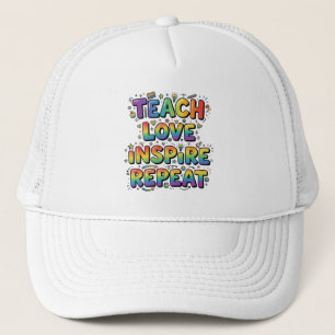 Casquette Enseigner Aimer Inspirer Répéter Remerciement aux 