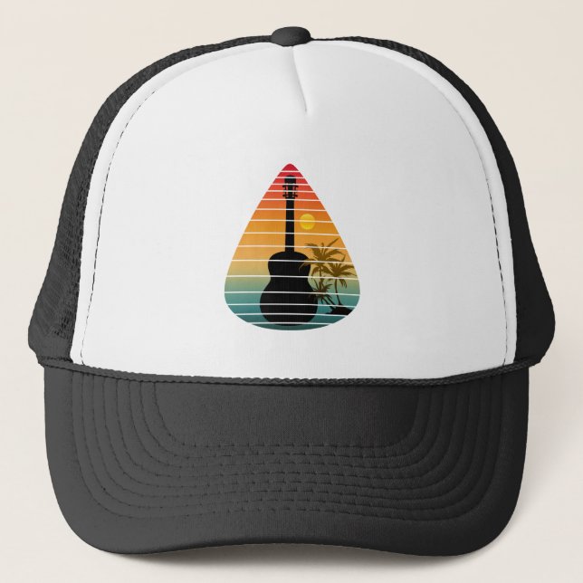 CASQUETTE ENSOLEIL ONGLET DE GUITARE TENDANCE (Devant)