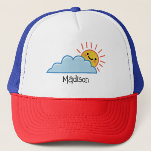 Casquette Ensoleillement et nuages personnalisés