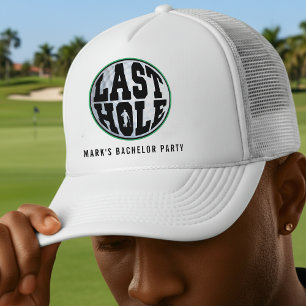 Casquette Enterrement de vie de garçon au golf, dernier trou