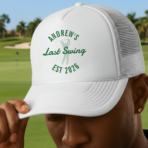 Casquette Enterrement de vie de garçon de golf Dernier swing