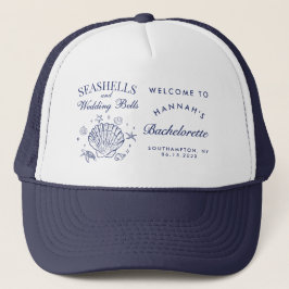 Casquette Enterrement de vie de jeune fille Coquilles roses 