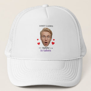 Casquette Enterrement de vie de jeune fille drôle sur le vis