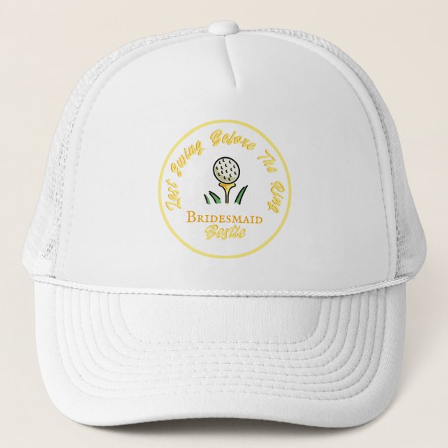 Casquette Enterrement de vie de jeune fille, Fête de mariage (Devant)