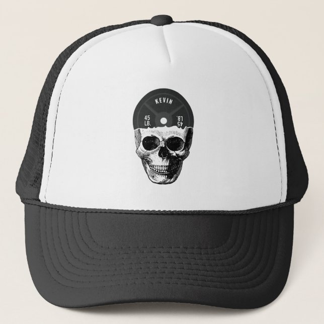 Casquette Entraînement au crâne en plaque de poids Fitness (Devant)