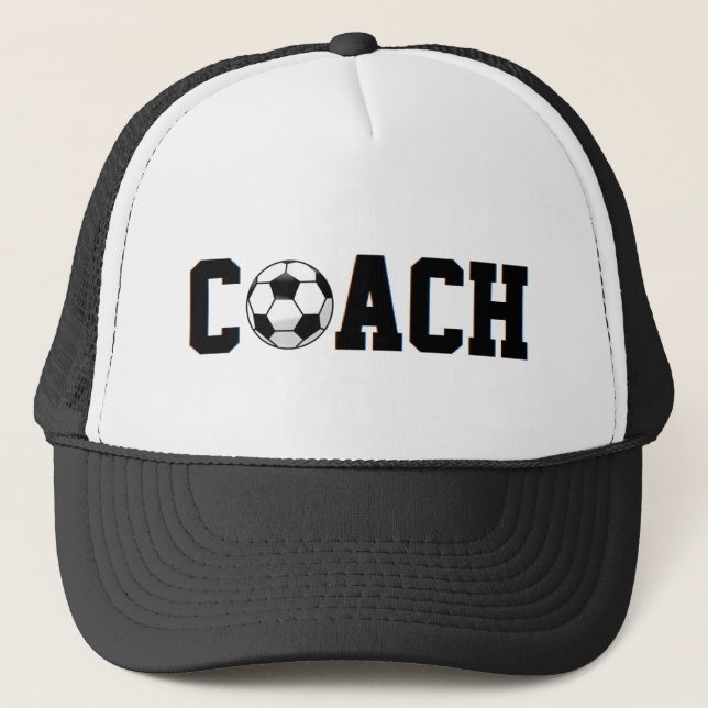Casquette Entraîneur de soccer personnalisé (Devant)